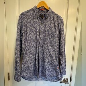 Reyn Spooner Aloha Hawaiian Print Long Sleeve Shirt size large